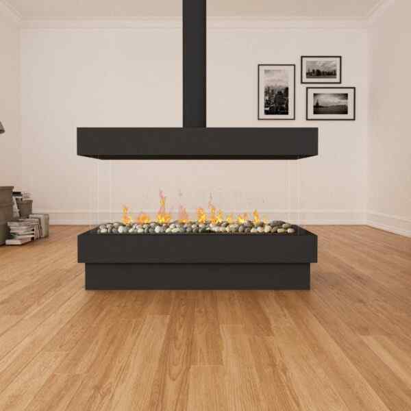 Ortal Island & Curve Gas Fireplaces