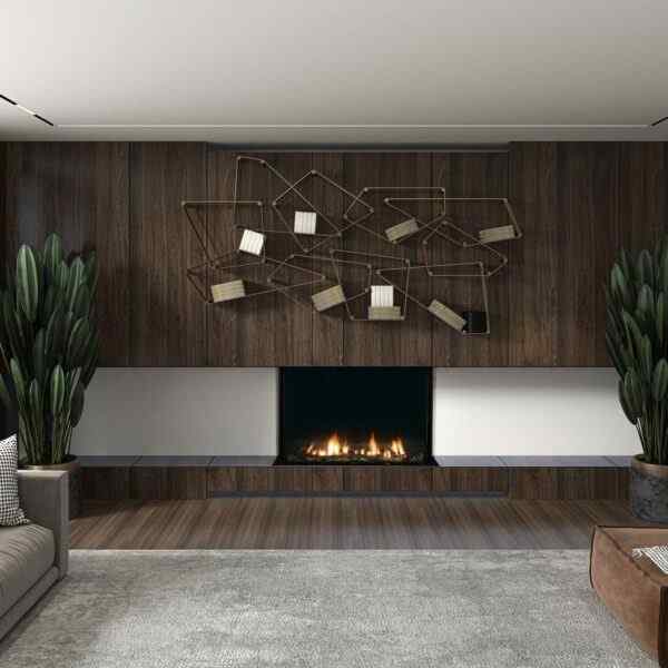 Ortal Three Sided Gas Fireplaces