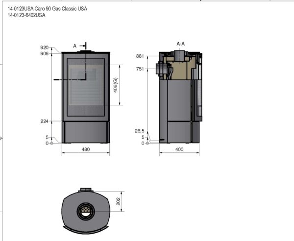 Rais Caro 90 Gas Stove - Image 3